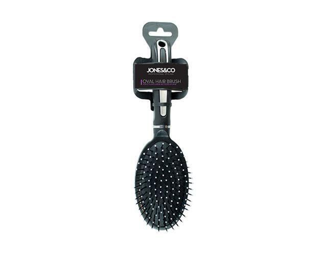 Professional Salon Hairbrush Comb Styling Paddle Oval Diamante Cushion Massage