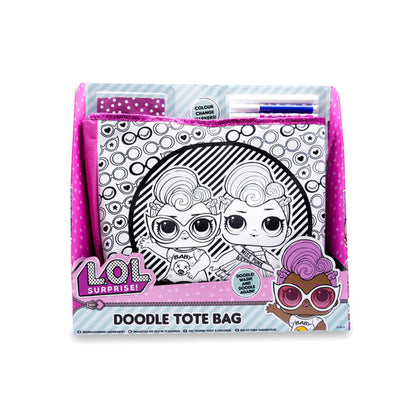 LOL Surprise Design Your Own Doodle Tote Bag Creative Play Arts and Crafts Gift