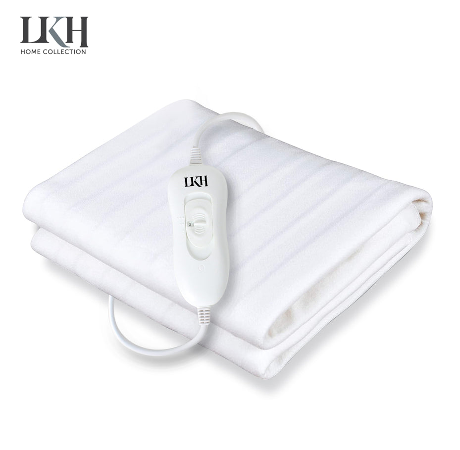 Electric Under Blanket Heated Cosy Warm Fleece Fast Heat Single Double King Size