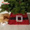 LED Christmas Tree Skirt Reindeer or Santa Belt Design Stand Bucket Cover