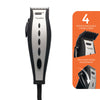 Salon Pro Hair Clipper Trimmer Corded Set for Men Scissors Comb Lightweight