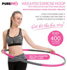 Weighted Exercise Hula Hoop 1.2KG Professional Gym Quality Weight Loss Ring