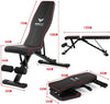 Commercial Grade Adjustable Sit Up Weight Bench Foldable Strength Training Gym