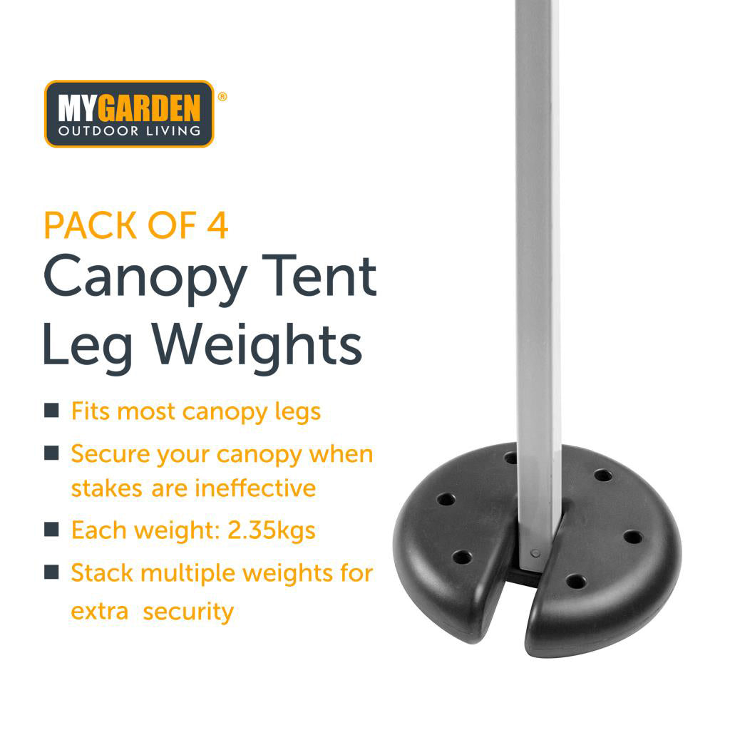 Round Canopy Tent Leg Weights Secure Anchor Gazebo Camping Outdoor Events