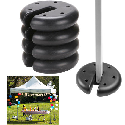 Round Canopy Tent Leg Weights Secure Anchor Gazebo Camping Outdoor Events