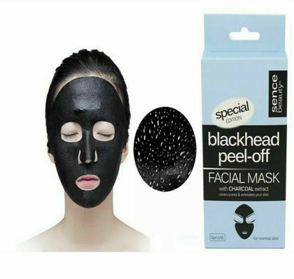 Blackhead Peel Off Charcoal Face Extract Facial Sence Beauty Normal Skin 5pk