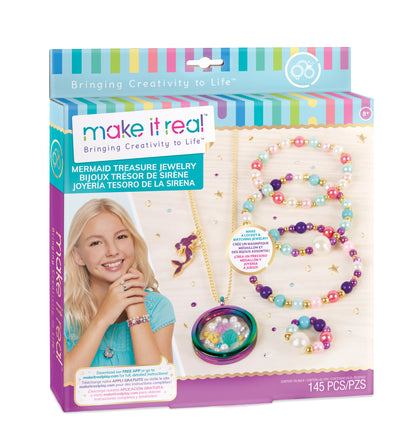 Make It Real Deluxe Jewellery kits - Mermaid Treasure Jewellery DIY Bead Kit