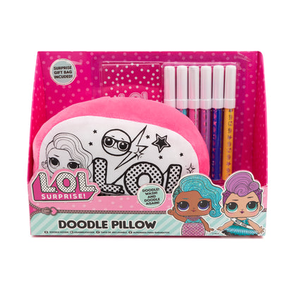 LOL Surprise Doodle and Colouring Plush Pillow Kids Fun Activity Draw Cushion