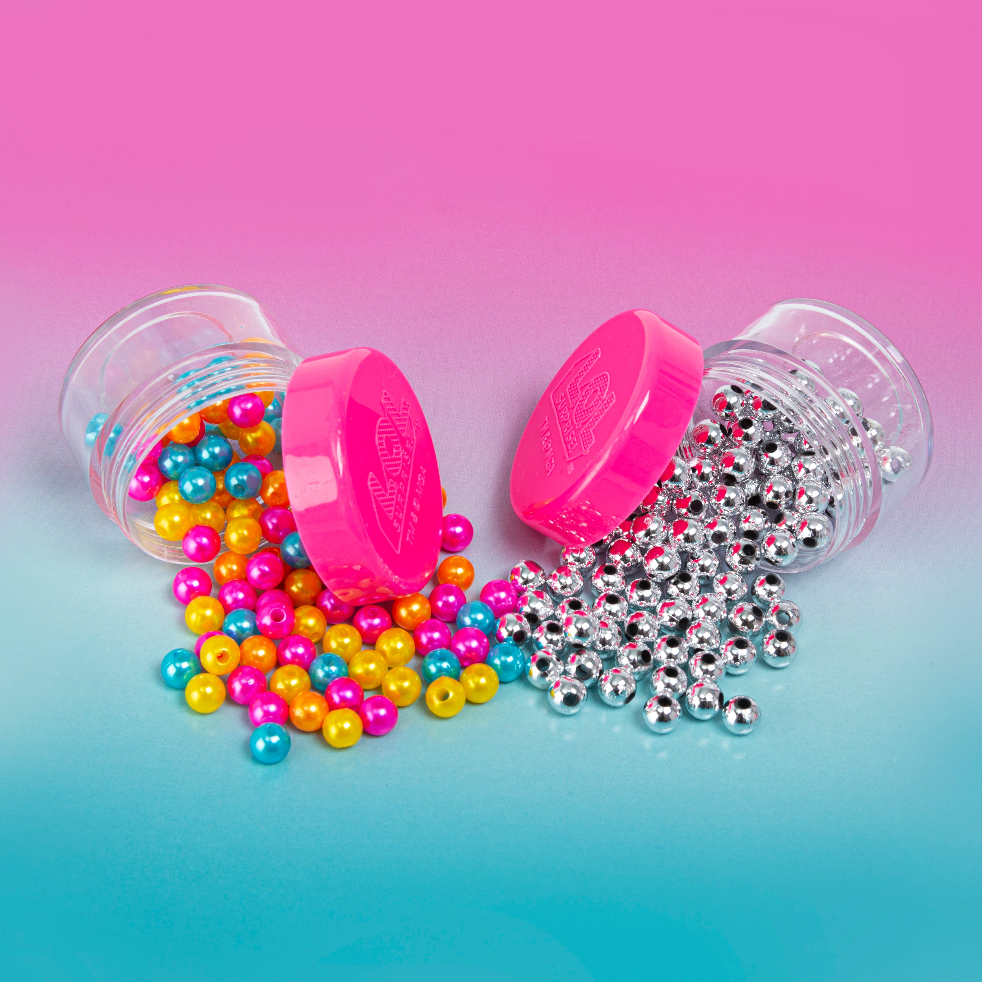 LOL Plush Purse And Jewellery Set Bracelet Funky Neon Beads Personalised Gift