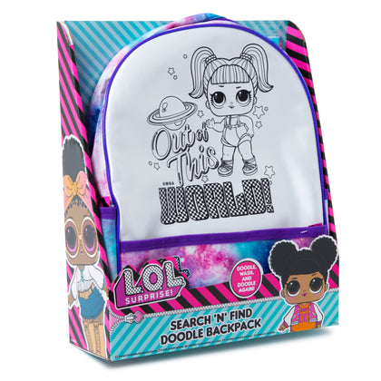 LOL Search 'N' Find Doodle Back Pack Creativity Fun Kids Art and Craft Activity