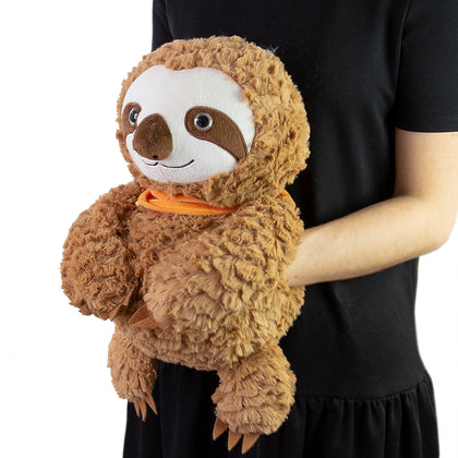 Cuddy Me Large Cosy Plush Soft Cuddly Toy Teddy Giant Hand Warmer Brown Sloth