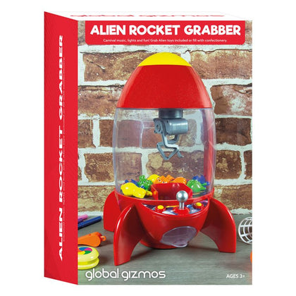 Global Gizmo Rocket Candy Toy Grabber Kids Children Arcade Game Sweets Dispenser