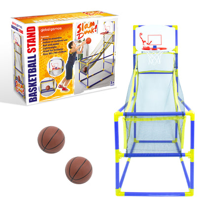 Kids Indoor Outdoor Arcade Basketball Hoop Stand & Balls Garden Game Toy Gizmos