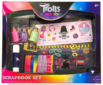 Trolls World Tour Scrapbook Craft Activity Set New Boys Girls Toy Gift 6+ Years