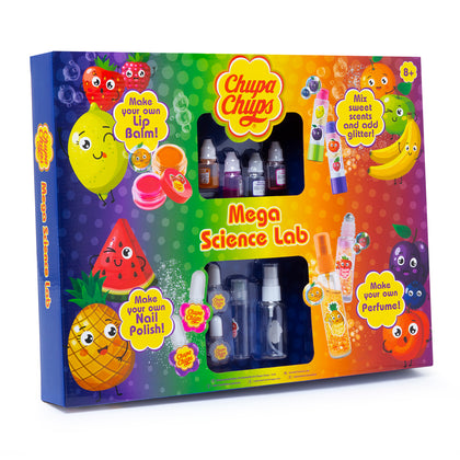 Chupa Chups Mega Science Lab Lip Balm Perfume Nail Polish Scent Glitter Girl Fun