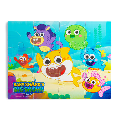 Baby Shark's Big Show Bathtime 12 Piece Foam Jigsaw Puzzle Tile Game Bathing Toy