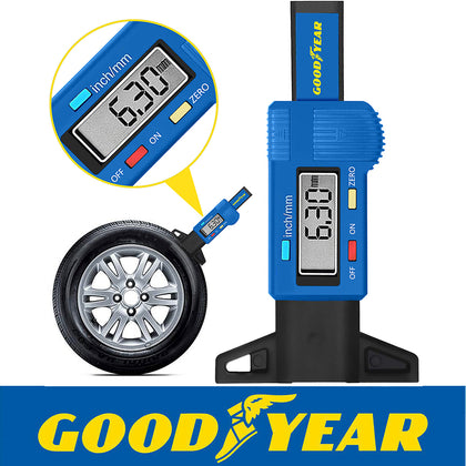 Clone of Goodyear Digital Tyre Tread Depth Gauge Measuring Tool Car Van Trucks MOT