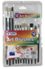 12 x Artist Brush Set Painting Brushes Assorted Artist Kids Paint Hobby Craft