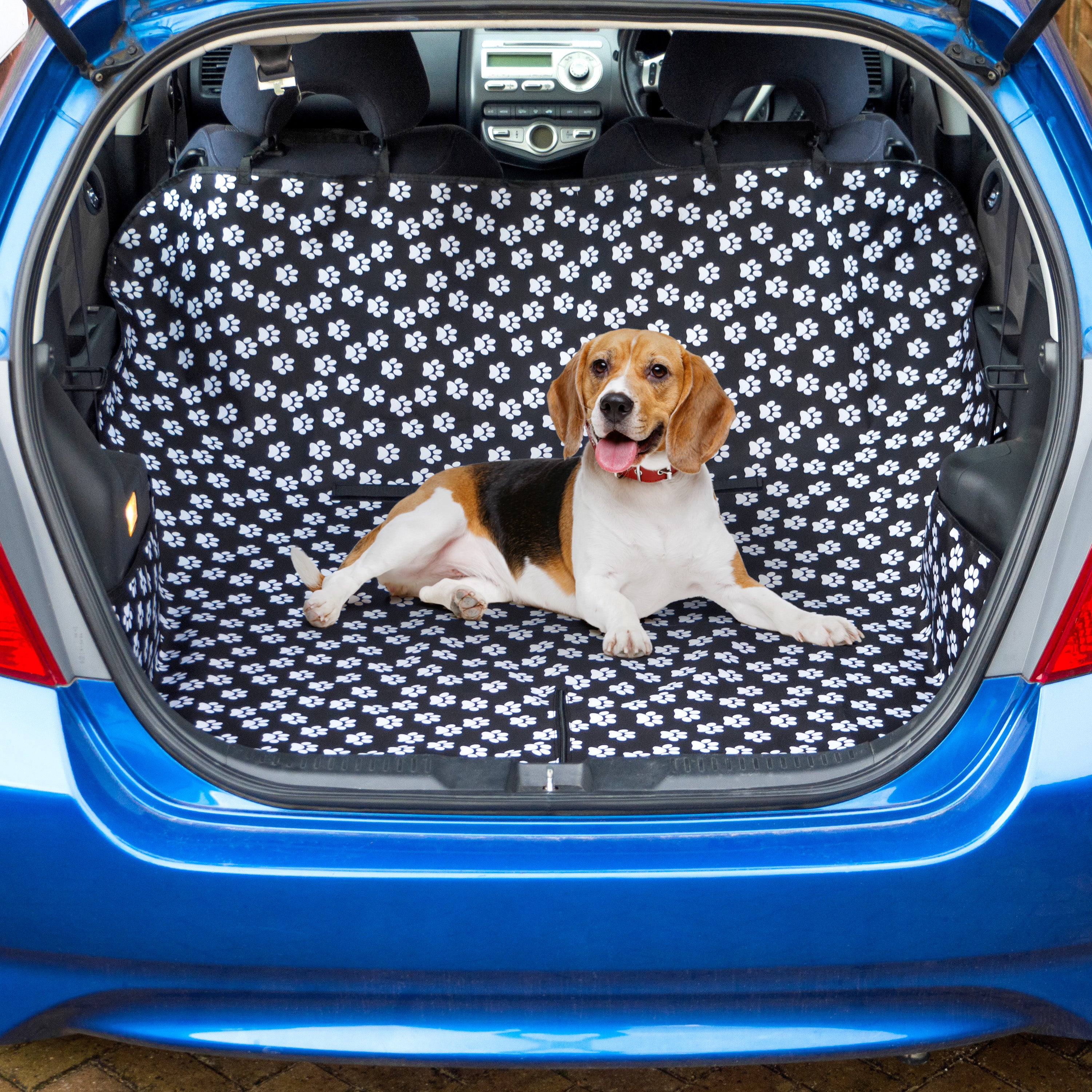 Paw Car Boot Liner Rear Back Hammock Seat Cover Waterproof Dog Protector Mat