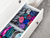 3 Pack Storage Drawer Organiser Storage Box Tidy Socks Bra Tie Underwear Divider