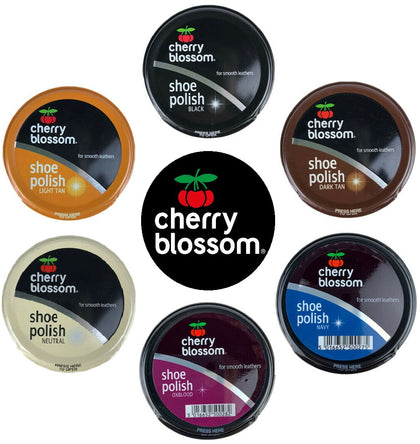 Cherry Blossom Traditional Shoe Polish Smooth Leather 50g Paste Sandals Boot Wax