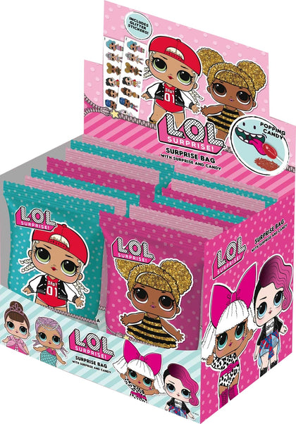 LOL Surprise Bag Popping Candy and Party Bag Filler Lipstick Lollipop Sweet ×6