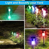 10 Pack Stainless Steel Solar LED Light Multi Colour Outdoor Garden Lighting
