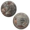 Lucky Coin Sentimental Good Luck Coins Engraved Message Keepsake Gift Set Charm