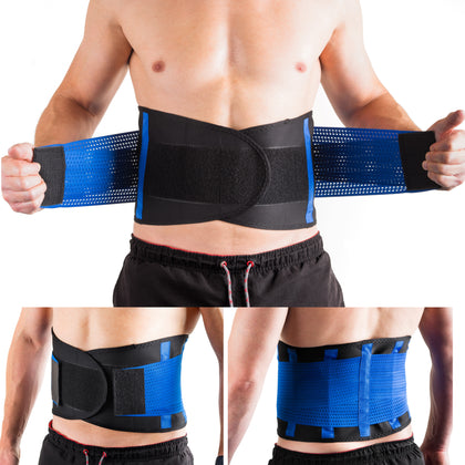 Lower Back Support Belt Brace For Pain Relief Injust Prevention Adjustable Strap
