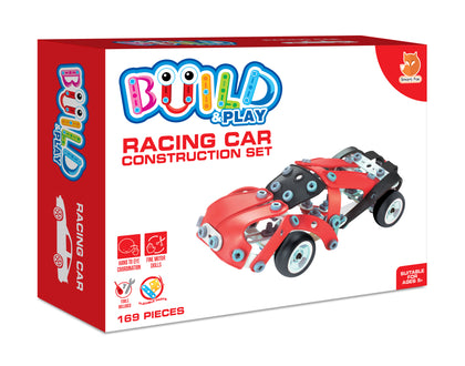 Racing Car Construction Set Build and Play Children Fun Activity Kids Age 5+