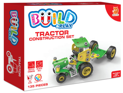 Build and Play Tractor Construction Set Children Toy Age 5+ Fun Kids Activity