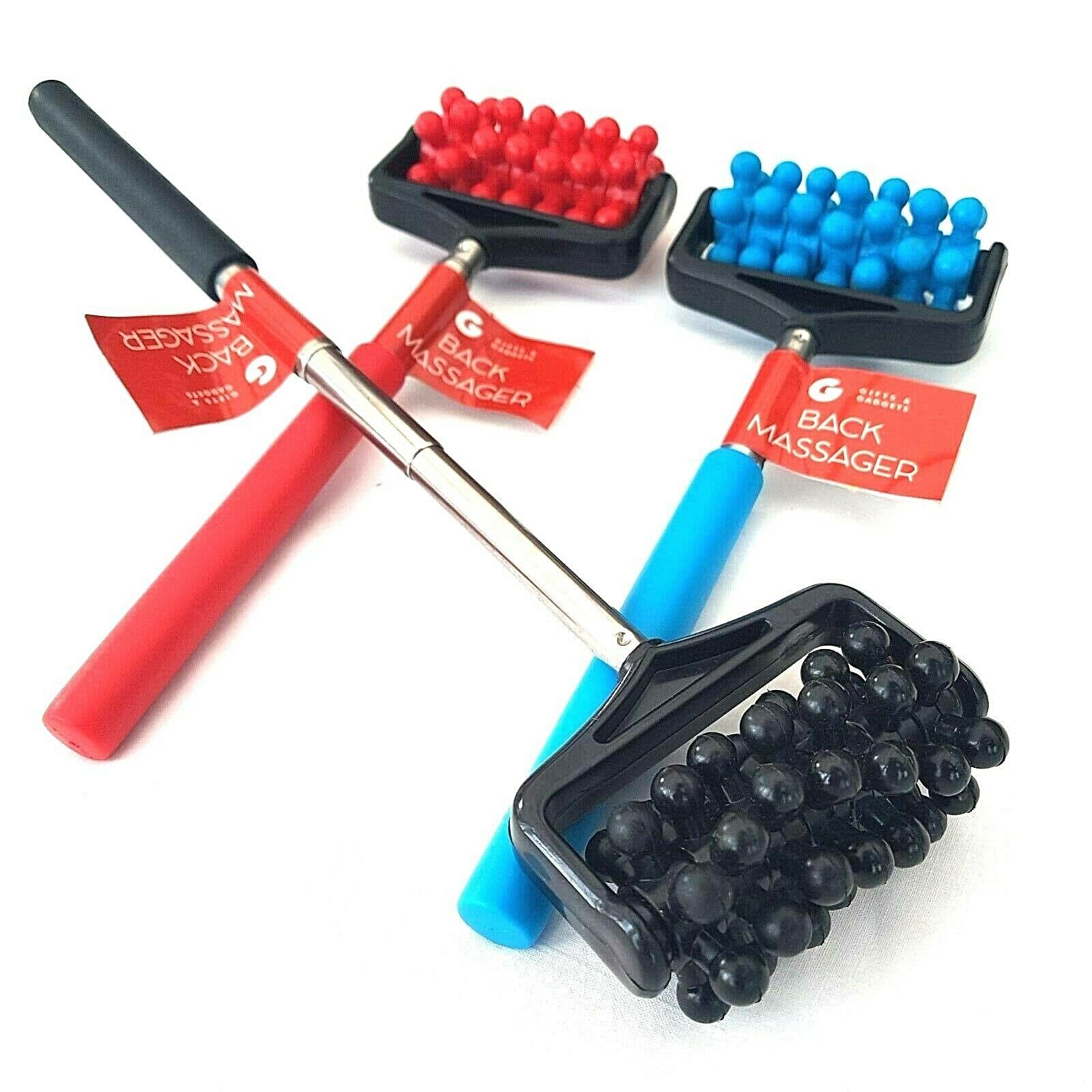 Extendable Back Massager Telescopic Body Relax Muscle Tension Relief Roller Stic