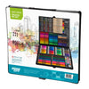 258pc Art Box Set Colour Marker Pens Pencils Crayons Felt Tips Paint Paint Brush