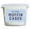 125/250 Muffin Cases Cupcakes Grease Proof Liners Paper Fairy Cake Buns Classic
