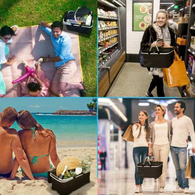 30L Extra Large Cooling Cooler Cool Bag Box Picnic Camping Food Ice Drink Lunch