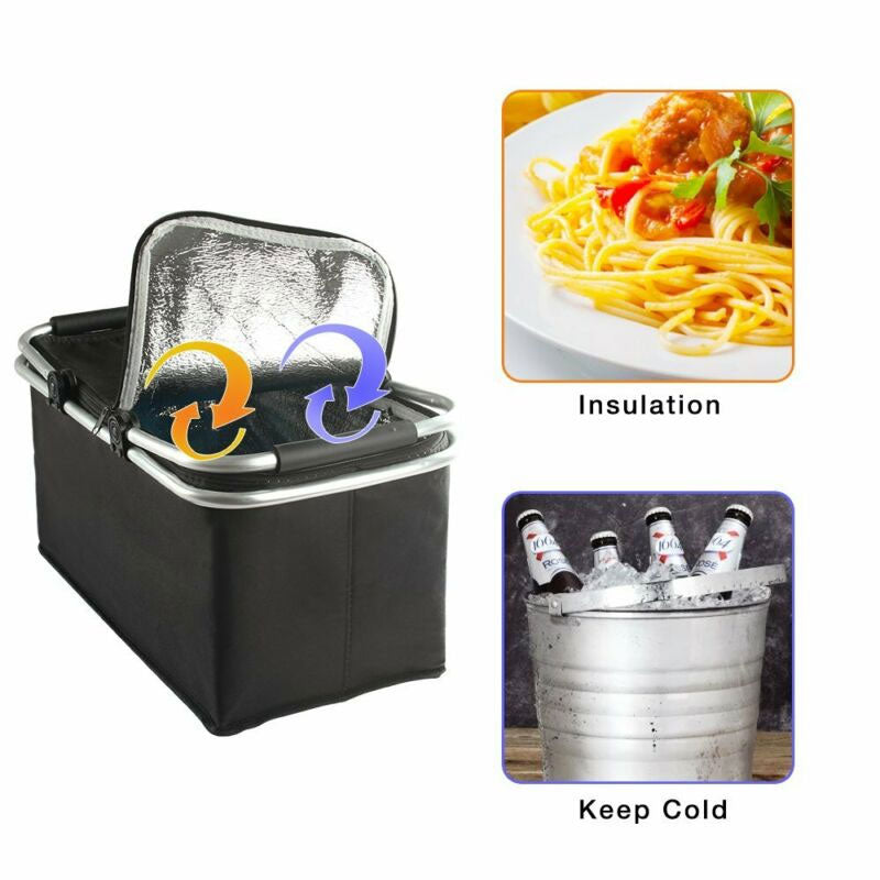30L Extra Large Cooling Cooler Cool Bag Box Picnic Camping Food Ice Drink Lunch