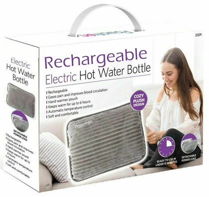 Clone of Grey Rechargeable Electric Hot Water Bottle Bed Hand Warmer Massaging Heat Pad