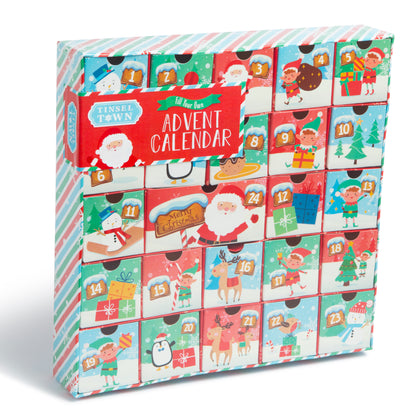 Fill Your Own Advent Calendar 24 Days Christmas Xmas Countdown Add Gifts Treats