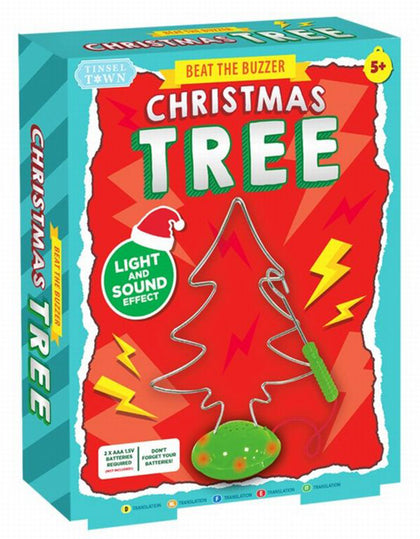 Christmas Tree Buzzer Game Electronic Steady Hand Children Kids Family Party Fun