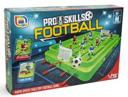 Games Hub Pro Skills Football Table Top Soccer Game Footballer Indoor Outdoor