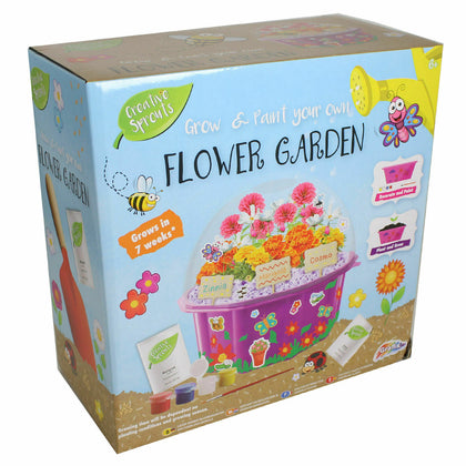 Grow and Paint Your Own Flower Garden Fun Activity Home Plant Decorate Paint