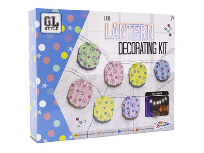 GL Style LED Lantern Decorating Kit Decorate Lanterns Light Fun Indoor Activity