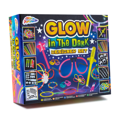 Glow in the Dark Designer Set Glow Stick Craft Kit Craft Set Creative Play Art