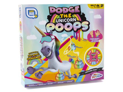 Dodge The Unicorn Poop Family Fun Indoors/outdoors Don't step in it!