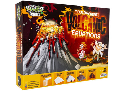 Create and Mould Volcanic Eruptions Experiment Kit By Weird Science Ages 8+