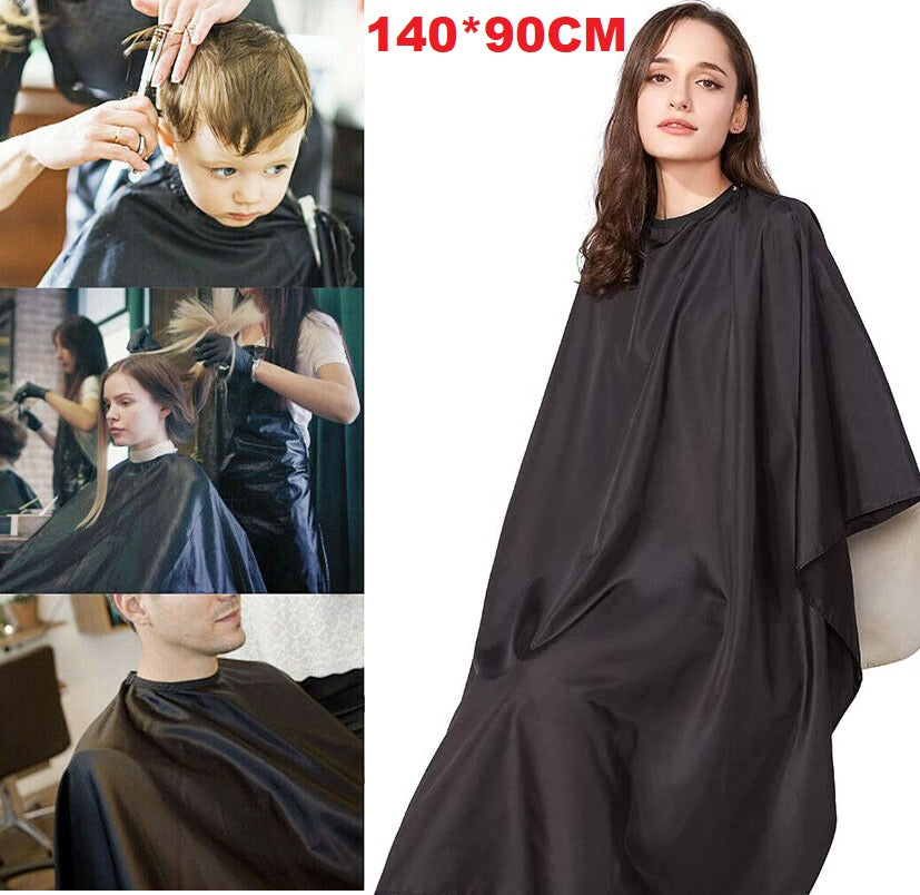 The Rich Barber 360 Barber Cape - Lightweight Professional Hair Cutting Apron - Water Resistant Cloth Haircut Gown - Universal Fit for All Neck