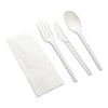 100pcs Heavy Duty Plastic Spoons-Knives-Forks Disposable Cutlery Party Picnic