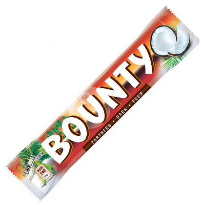 Bounty Zartherb Dark, Pack of 12 bars (12 x 57 g) Long Expiry Date