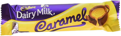 Cadbury Dairy Milk Chocolate Caramel Single Bar (Pack of 12) Long Expiry Date