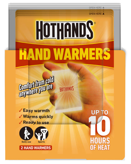 Hot Hands Hand Body Warmers - Keep Warm / Hot This Winter - 10 Hours of Heat